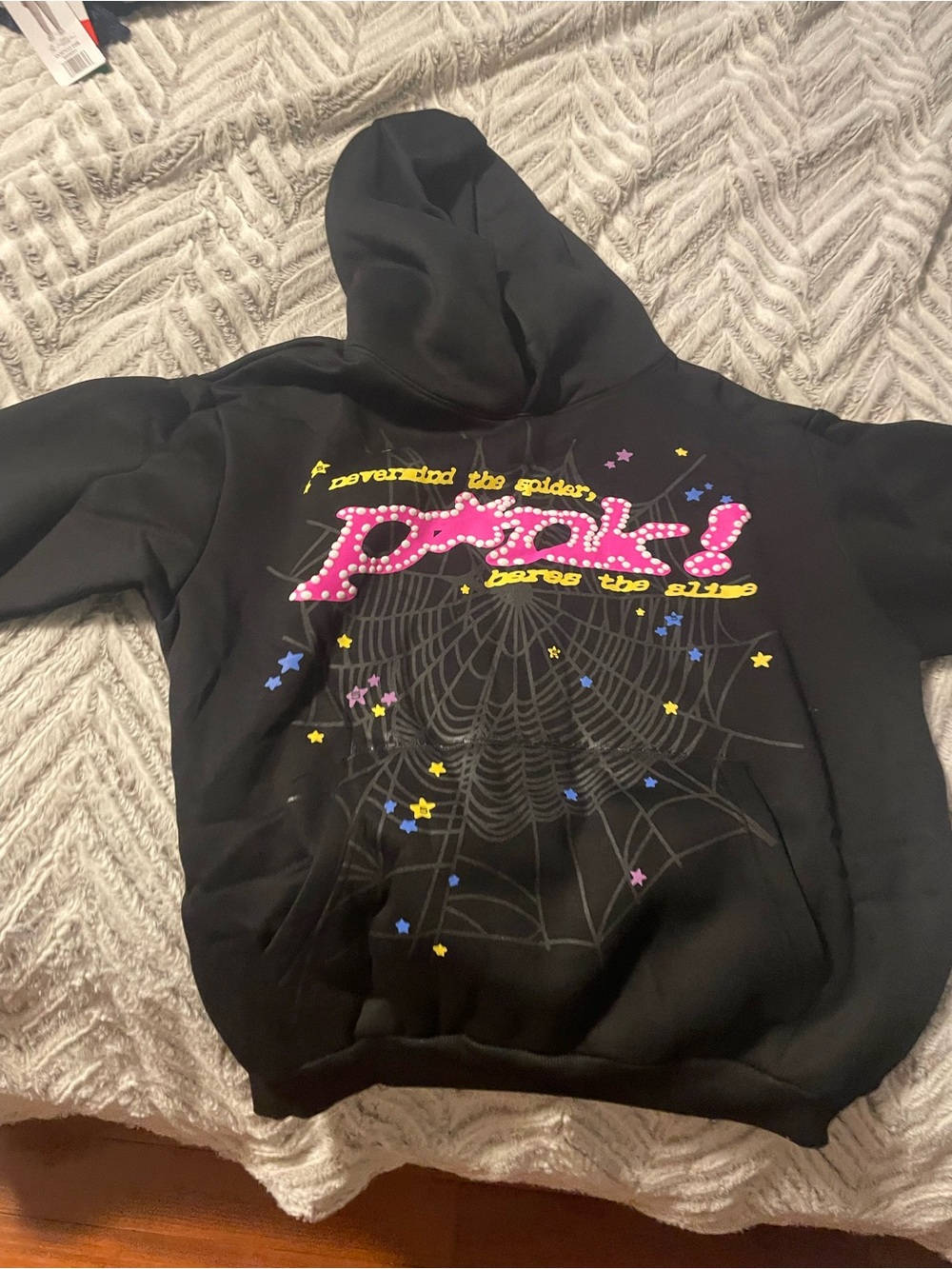 Punk! Graphic Black Small Sp5der Hoodie